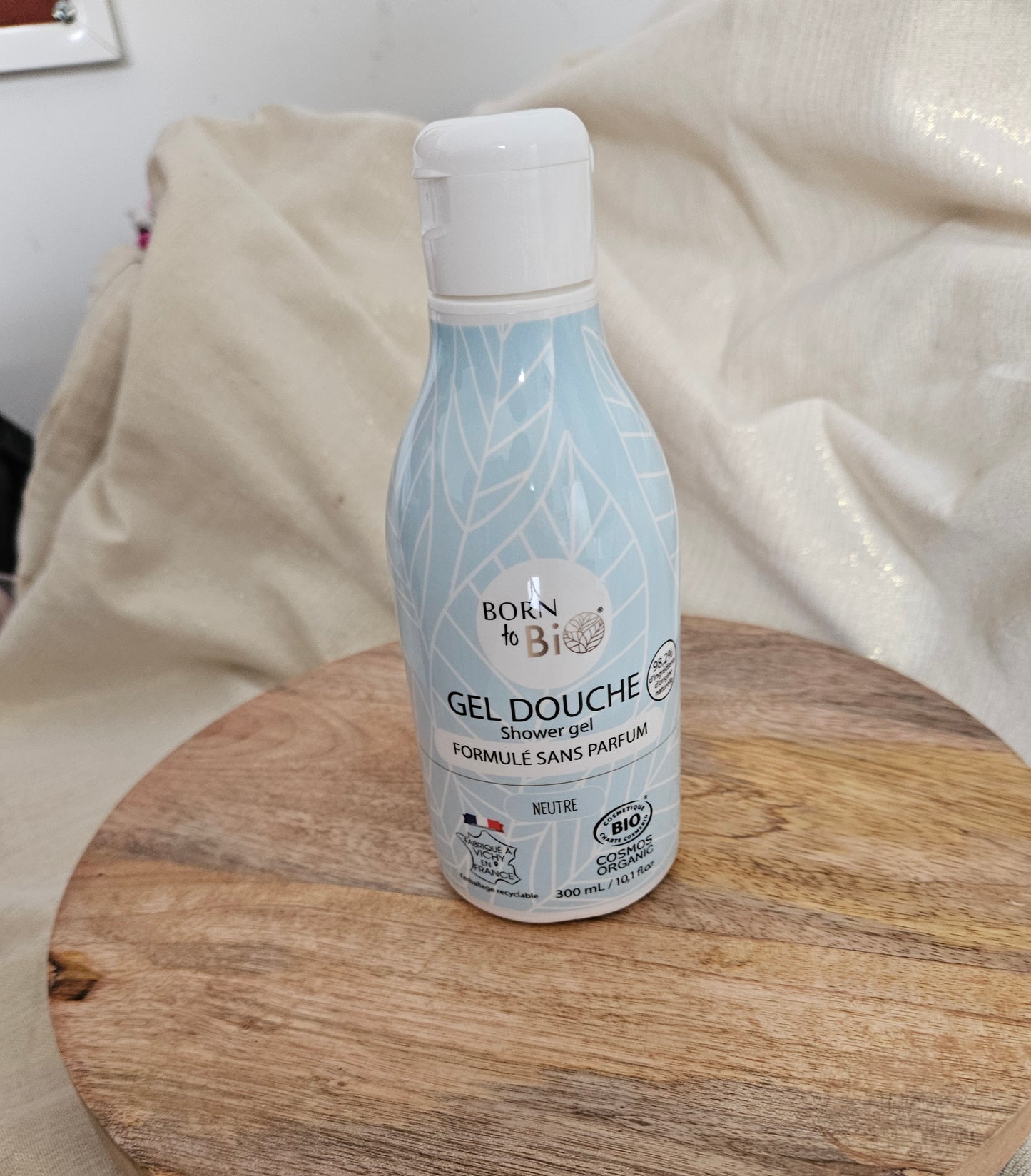 gel douche neutre formule sans parfum