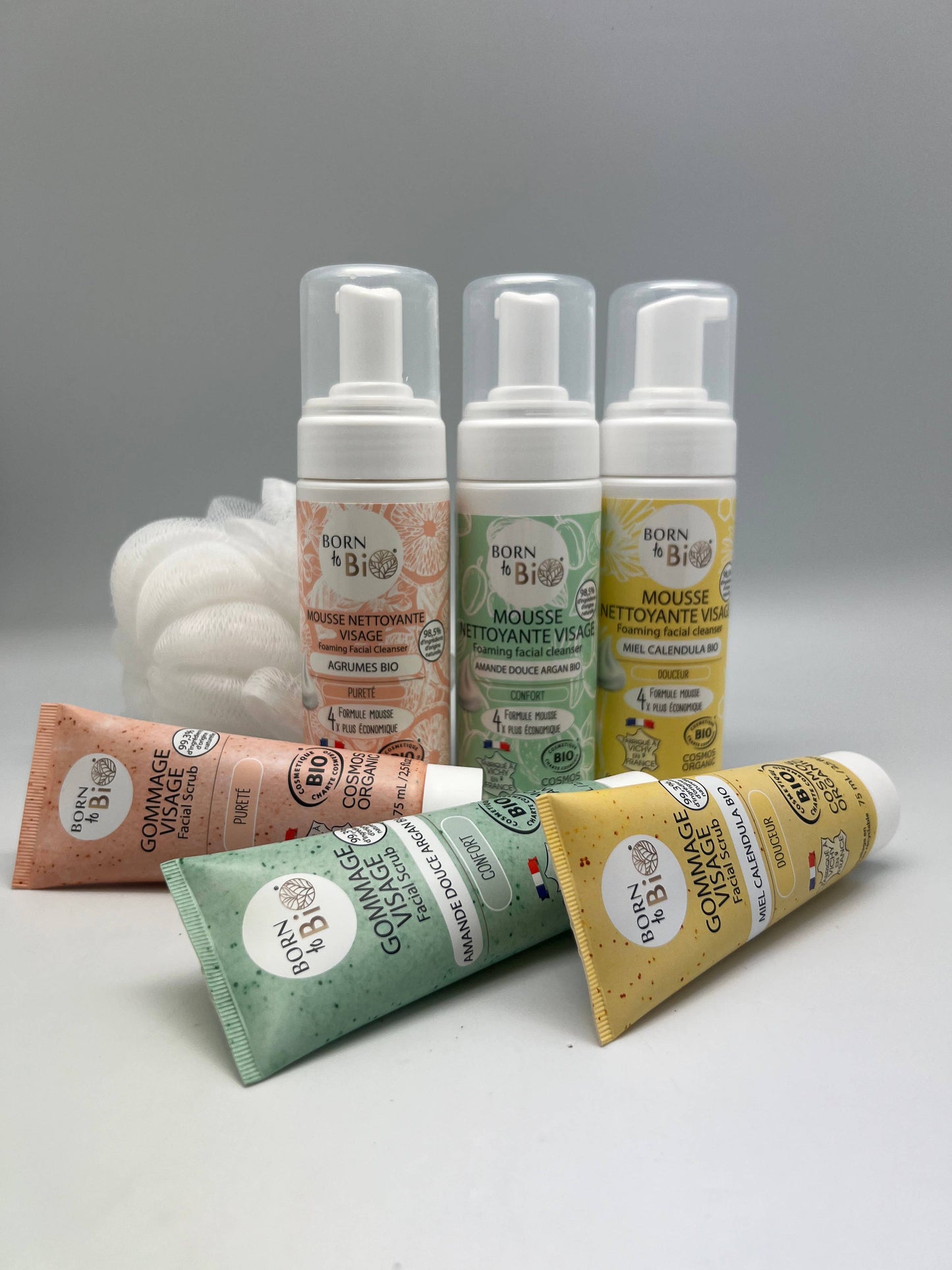 Mousse Nettoyante Visage Agrumes - Certifiée bio