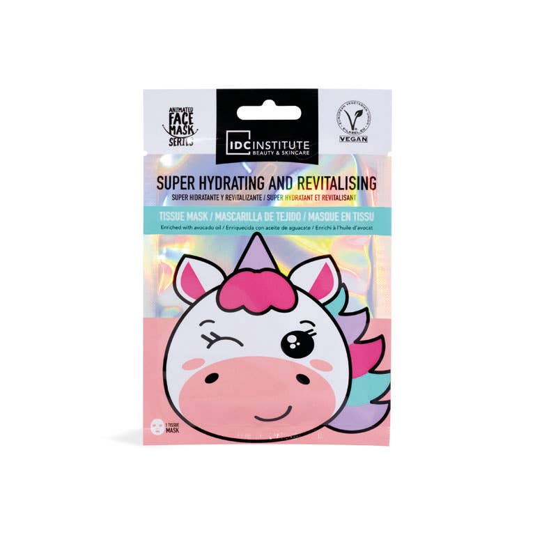 MASQUE VISAGE tissus LICORNE HYDRATANT REVITALISANT
