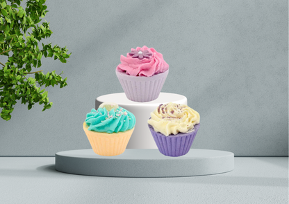 cupcake de bain