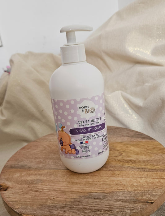lait de toilette visage et corps BIO