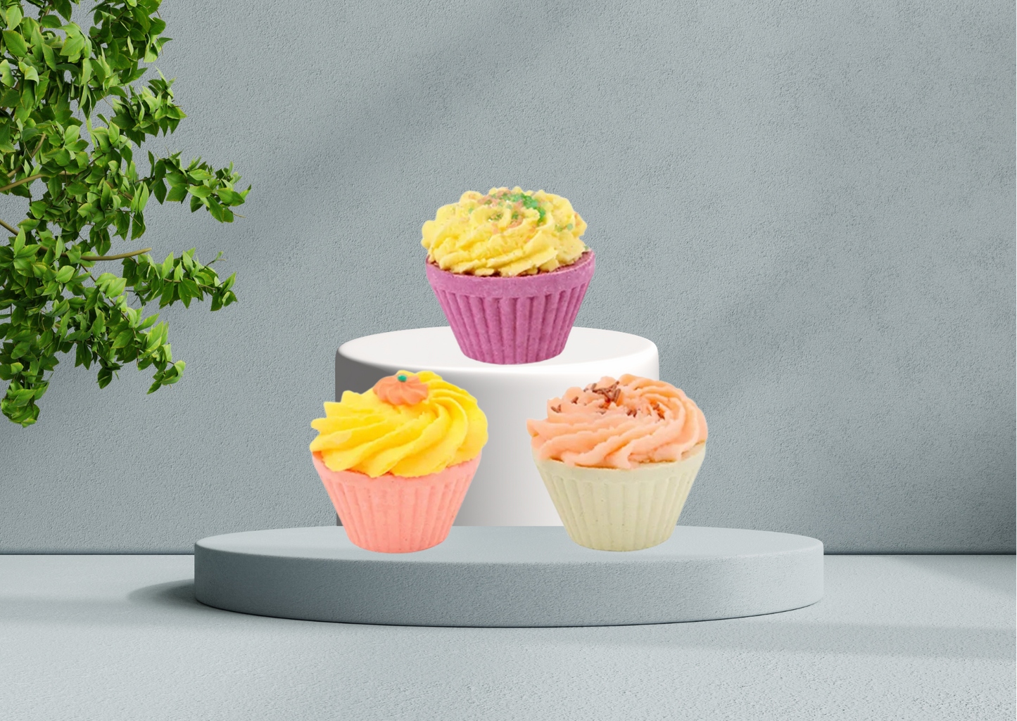 cupcake de bain