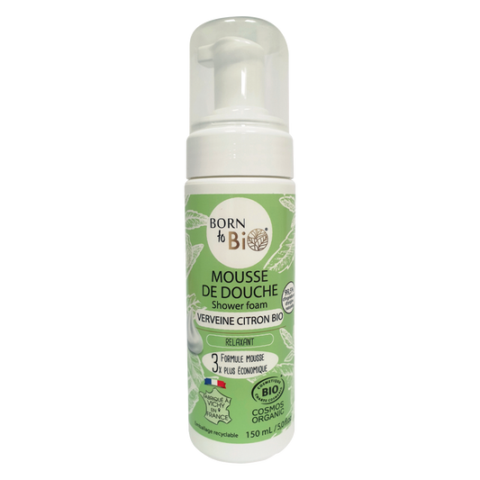 Mousse de douche Verveine Citron Bio  - 150mL
