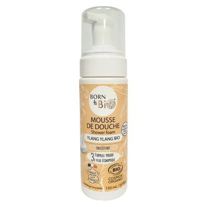 Mousse de douche Ylang ylang Bio Cosmos Organic - 150mL